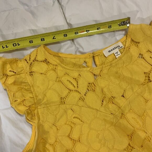 MONTEAU, of Las Angeles, lattice dress, midi, medium - Picture 14 of 15